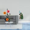 Elegant Peacock Tissue Holder Sculpture Non Slip Vertical Dispenser Tabletop Ornament for Home