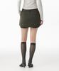 Musinsa Standard Woman Women'S Layered Mini Scotts [Dusty Khaki]