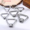 (YOUU06)M8 M10 M12 M14 M16 M20 M24 304 Stainless Steel Triangle Lifting Eye Nut Trapezoid Thread Rings Fit For Handle Bolts