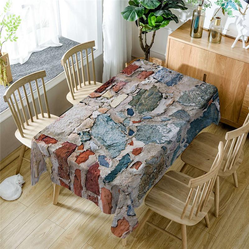 Geometrische FigurTischdekoration Zubehör Tischdecke im nordischen Stil Party Dinner Dekoration Küchentisch Dekor