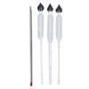 3PCS Household Alcohol Hydrometer Concentration Meter with 1PC Thermometer Glass Cylinder