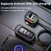 Car Charger 66W Super Fast Charging PD QC3.0 USB C Car Phone Charger Type C Ear Seat Multi-port Wired Phone Charger for Cars
