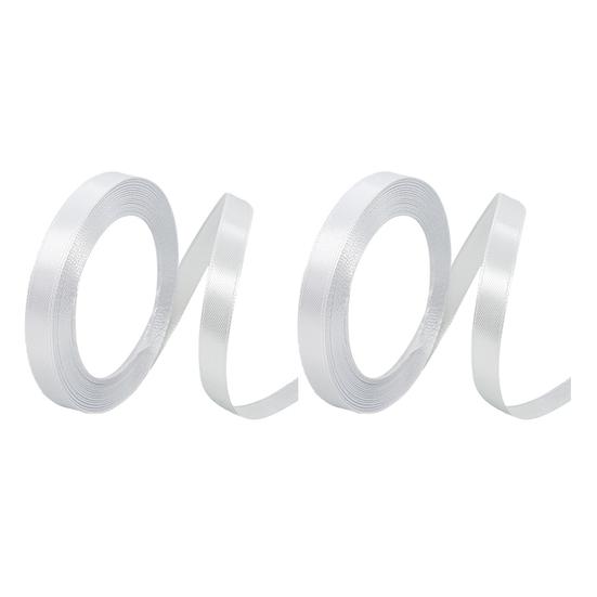 

2 рулона подарочной упаковки, элегантная лента с бантом, поделки своими руками, изготовление коробки для конфет, лента белый