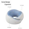 Portable U-shaped Ice Silk Memory Foam Travel Neck Pillow