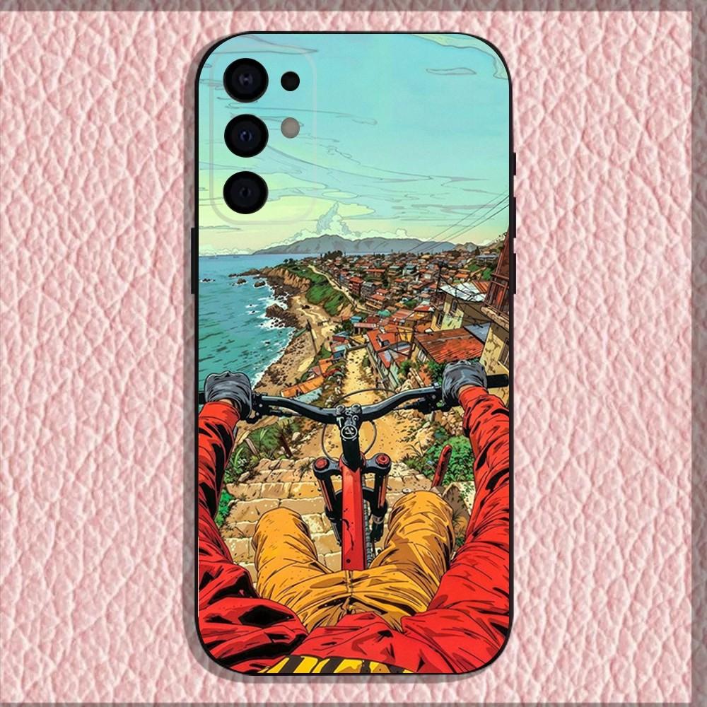 

T-Tour De France Bicycle Exercise Phone Case For Samsung S25,S24,S21,S22,S23,S30,Ultra,S20,Plus,Fe,Lite,Note,10,9,5G Black Cover Samsung S20plus5G