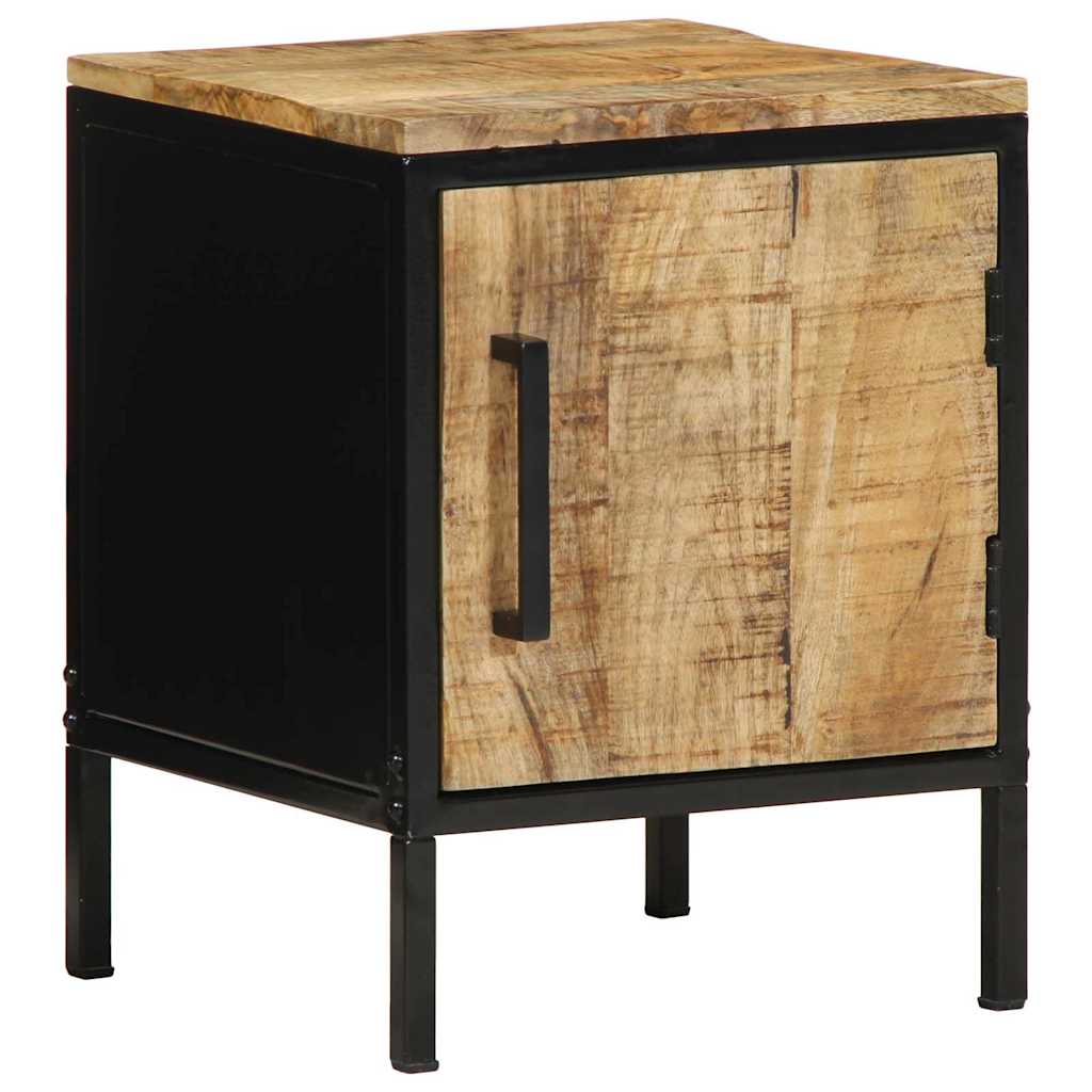 Nightstand Brown and Black 30 x 30 x 40 cm