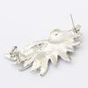 1 Pc Women Punk Wing Ear Cuff Rhinestone Inlaid Clip Stud Earring Club Jewelry