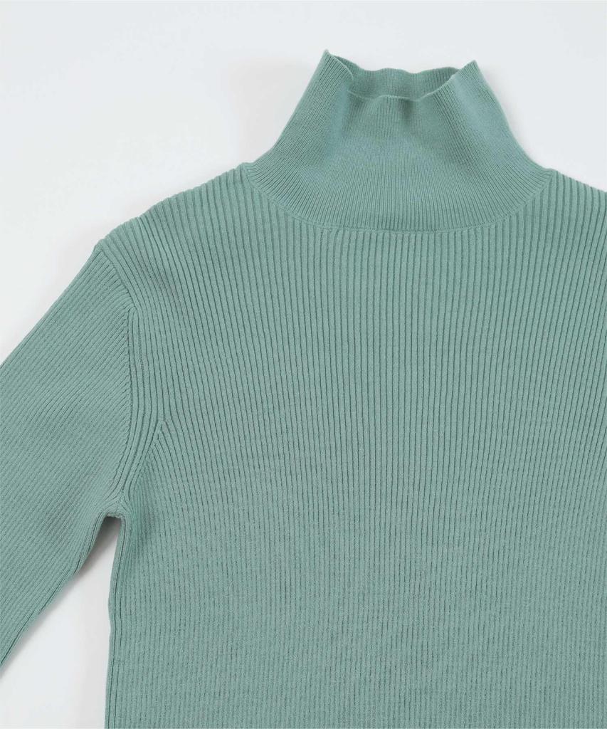Yours Turtleneck Knit BEXT0245 Medium Black Anti-Pilling Women's
