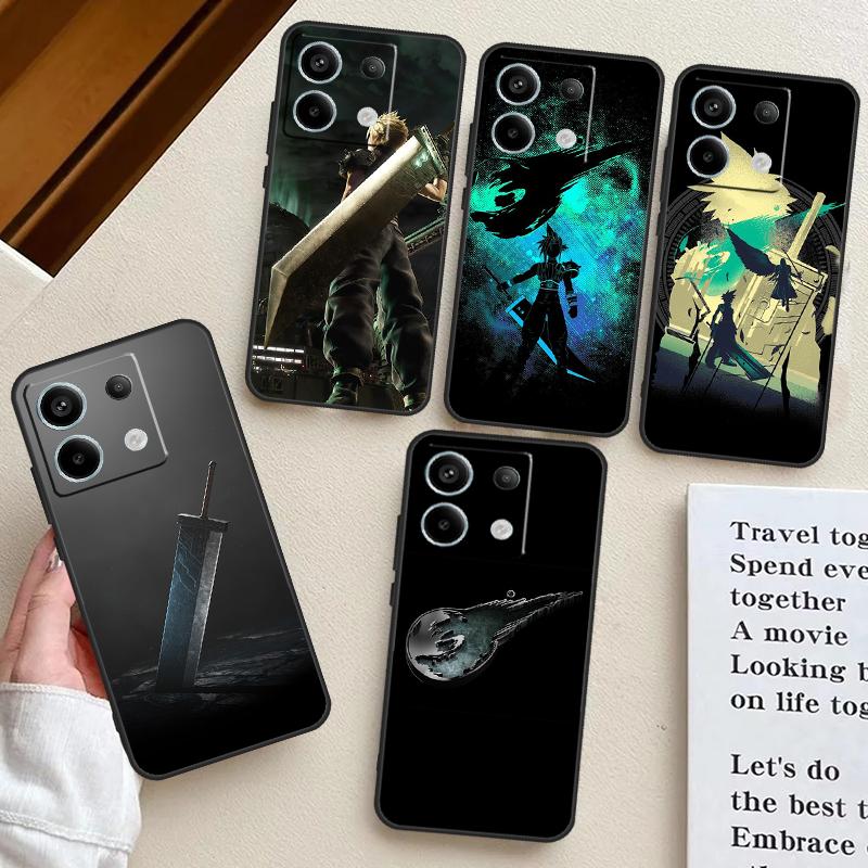 Final Fantasy VII Case For Xiaomi Redmi Note 13 11 8 9 10 12 Pro 12S 11S 10S 9S Redmi 13C 9C 10C 12C Funda