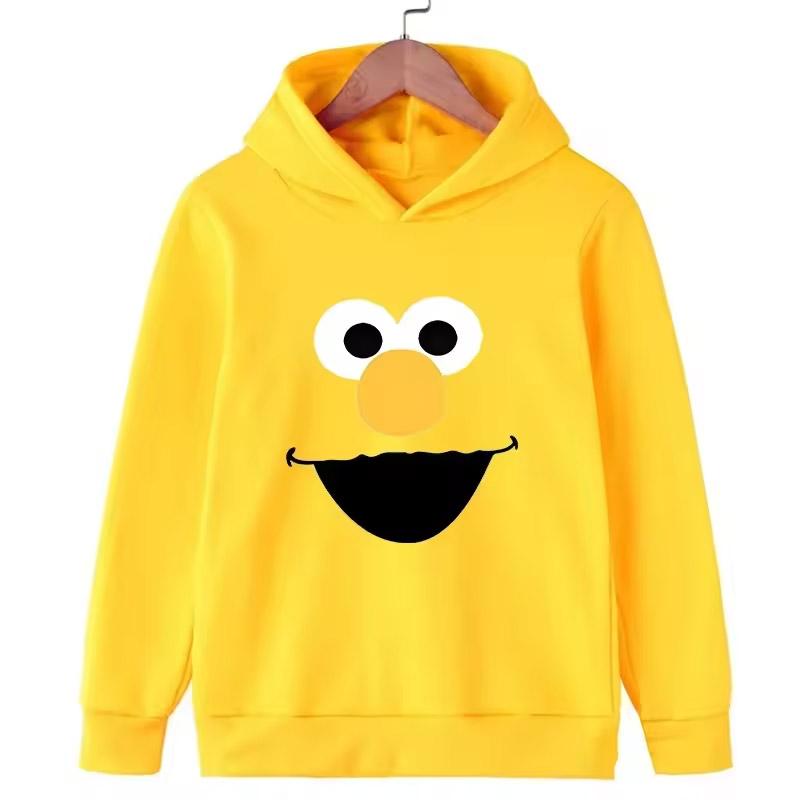 Spring and Autumn Cartoon Print Children's Hooded Hoodie Top New Casual Fashion Kid Sweatshirt Coat Boys/Girls Hooded Pullover