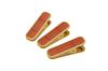 Yuragi Ichimatsu Kimono-Clip Handy-Clip (rot) 3er Set