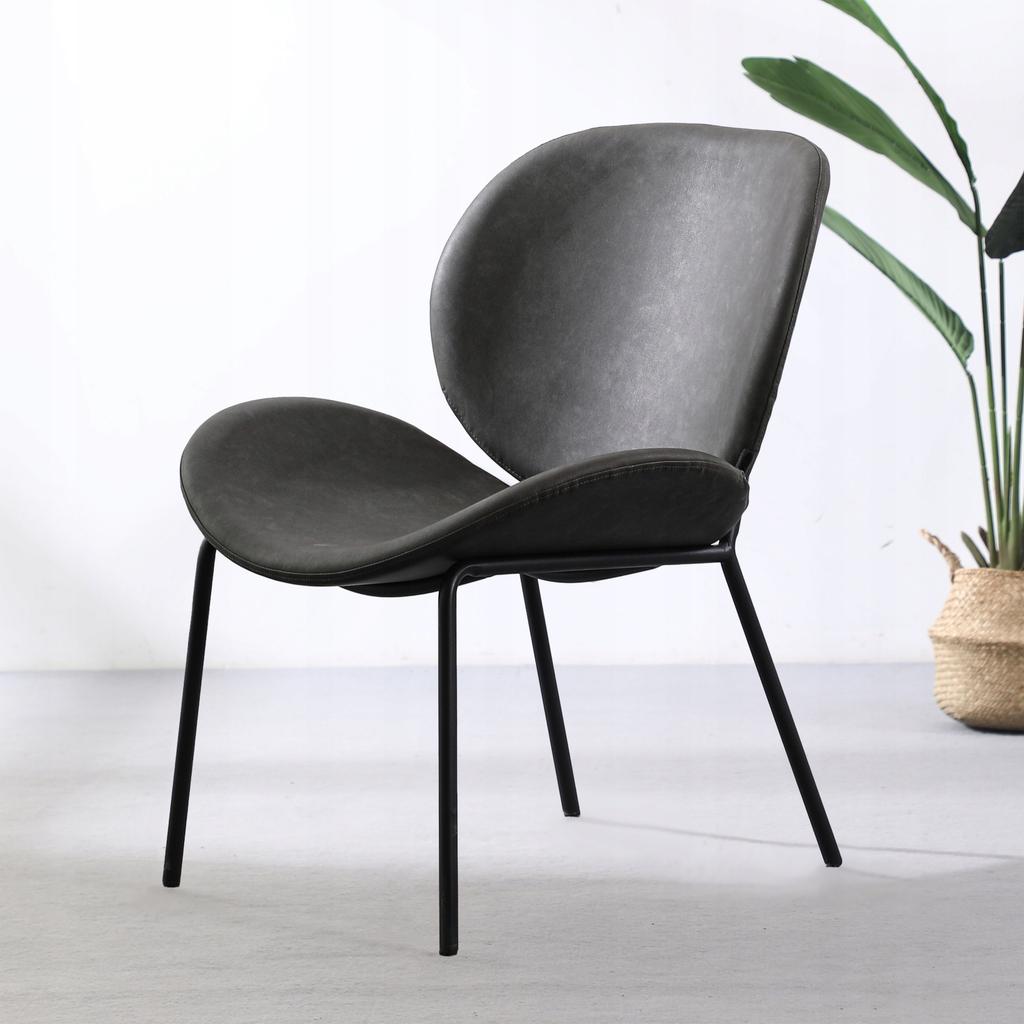 VELVET CHAIR ARMCHAIR COMFORTABLE METAL LEGS