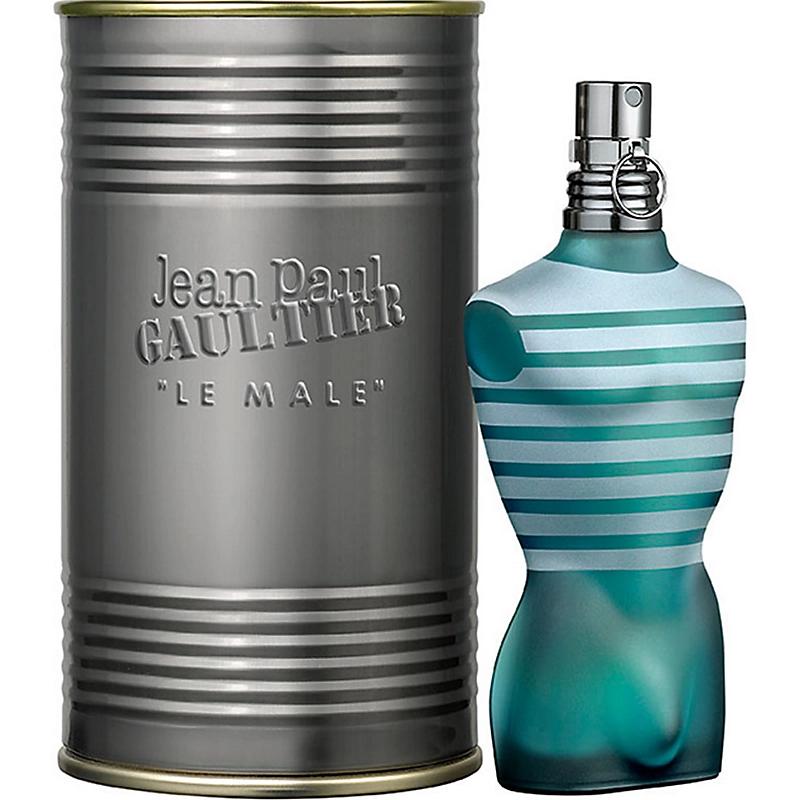 Le Male Eau de Toilette - Long Lasting Amber Aromatic Cologne for Men with Fresh Mint