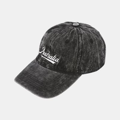 Squash Denim gewaschene bestickte Baseballkappe, Denim Modehut, Baseballkappe SLPF005