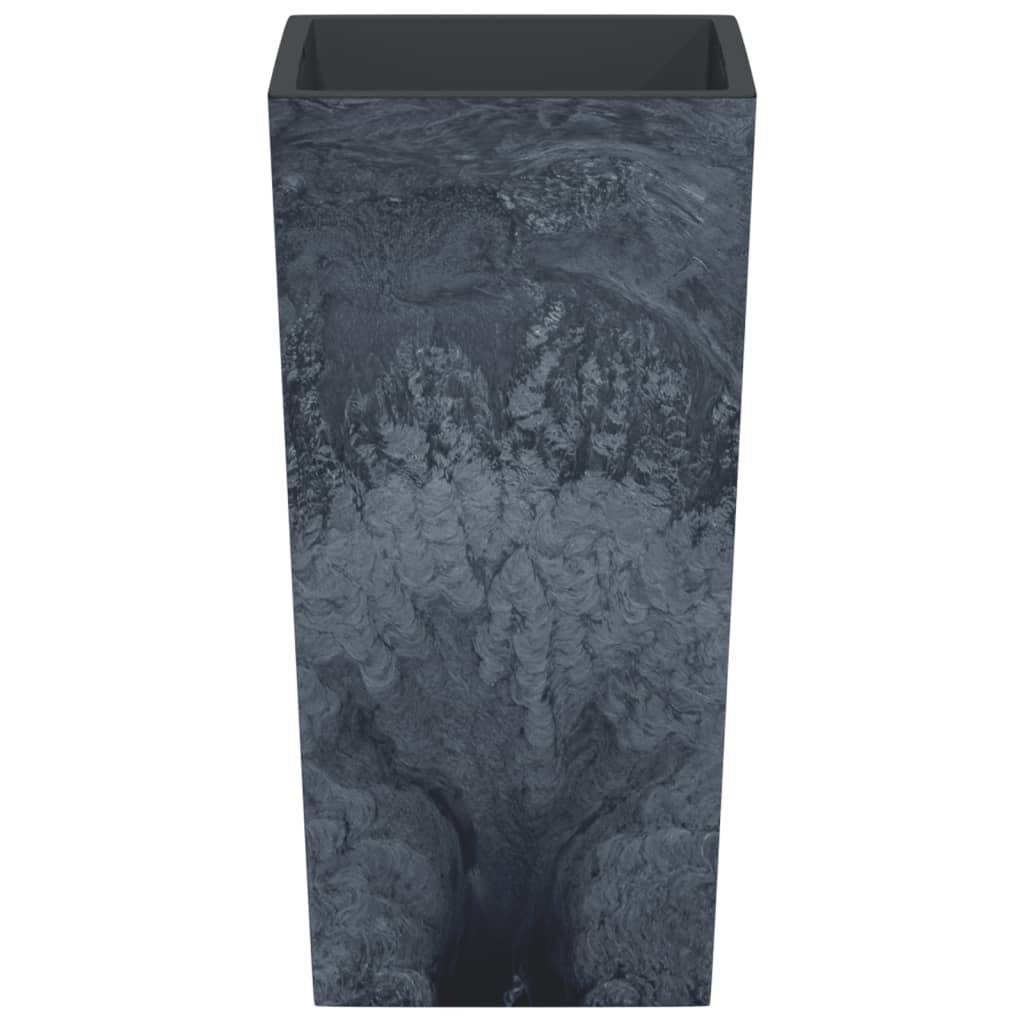 Pot with Inner Container, Anthracite, 21/49 L, PP Concrete