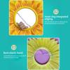 Sunflower Headband for Dance Performance Sports Event Party - Open Face Design for Kids and Adults