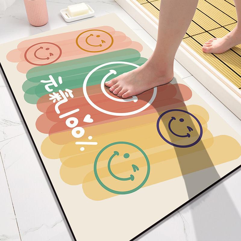 

Коврик для ванной комнаты с рисунком диатомовой грязи, впитывающий влагу, коврик для ванной комнаты с противоскользящим покрытием, ковер для туалета с диатомовой грязью 40*60CM