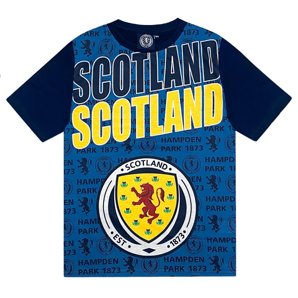 Scotland FA Boys Crest Short Pyjama Set
