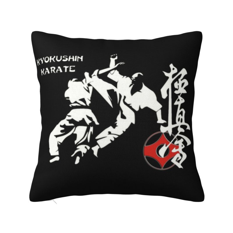 Kyokushi Karate Cushion Covers Martial Arts Soft Nordic Throw Pillow Case Home Decoration