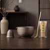 4 Pieces Tea Set Traditional Matcha Cooking Kit with Whisk Holder Authentic