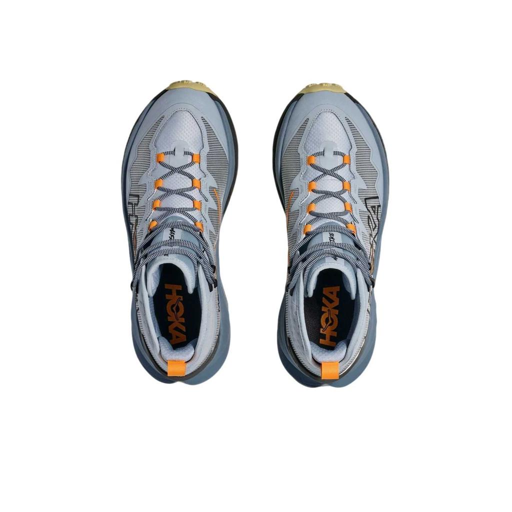 HOKA One One Synthetic Leather Mafate Hike Round Toe Lace-Up Breathable Support Durable Mid-Top Hiking Shoes Men Hiking Shoes 1171921-MLTM