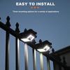 Outdoor Solar Clip Light Waterproof Motion Sensor LED Solar Garden Lights Night Lighting High Power Camping Lamp