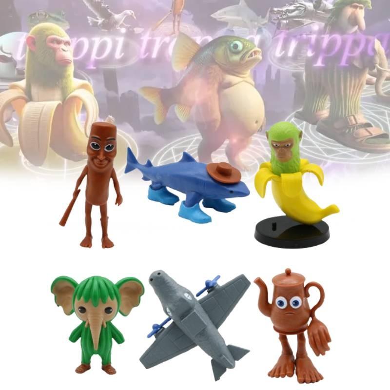 Sahur Action Tungtungtung Figure Cartoon Model Toy Decoration Doll Gift Children