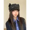 Y2K Retro Cat Ear Beret - Cute, Trendy, Korean Style for Autumn/Winter