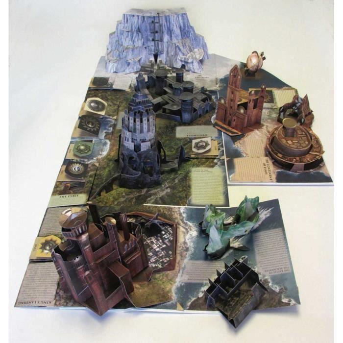 Guide Pop-Up - Game of Thrones - Westeros - 5 Planches Dépliantes - Édition Illustrée - Livre Collectible