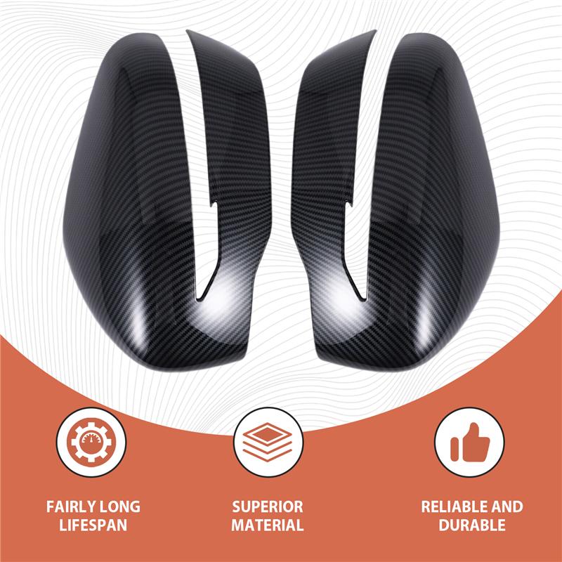 Car Rear View Mirror Cover Side Mirror Cap For Nissan Navara NP300    -M53K