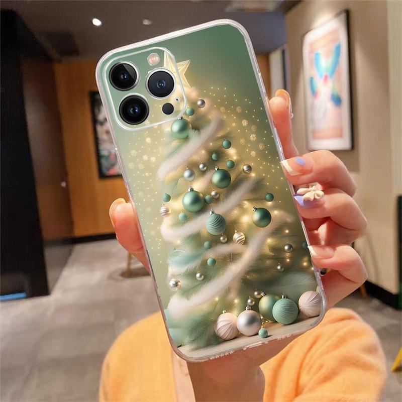 Christmas Art Phone Case For iphone 17 Pro Max 17 Air 16 15 14 13 Pro Max 15 16 Pro 15Plus Christmas Art