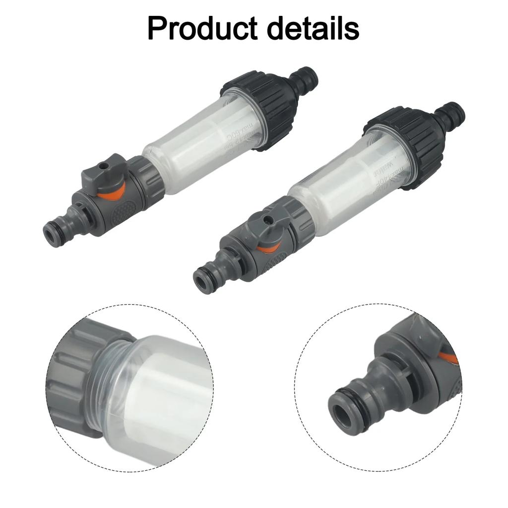 Water Filter Set for Motorhome Equipment Includes 2 Filters Replacement Strainers and Quick Adapters for Applications