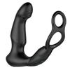 Nexus - Prostate Stimulator with Penis Ring and Testicles Black Simul8