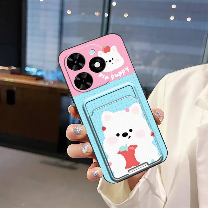 Card Sleeve Full Wrap Phone Case For Tecno Spark Go 2024/Spark20C/BG6/POP8 Graffiti Waterproof Silicone Anti-knock TPU