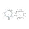 Unique Heart Bracelet for Women Korean Cute Tassels Angel Wing Pendant Bracelet