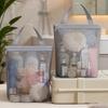 Reißverschluss Tragbare Kulturtasche mit Griff Reise Kosmetiktasche Einfache Make-up-Tasche Schwimmen