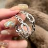 Huitan Chain Shape Design Earrings Female Fashion Party Accessories with Brilliant Cubic Zirconia  Color Jewelry for Women
