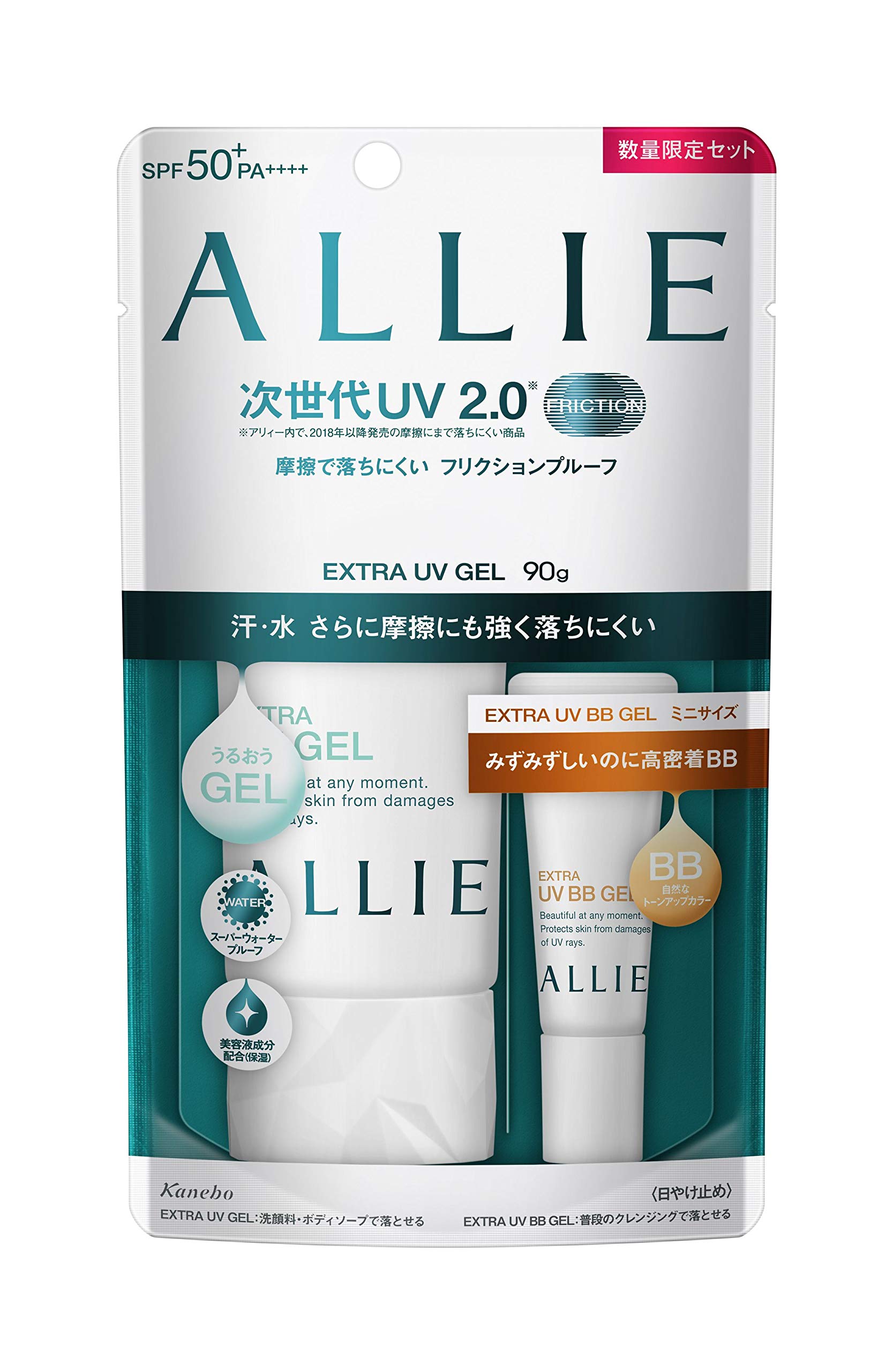 

Allie Extra UV Gel 90g BB Gel 8g Sunscreen + SPF50+/PA++++