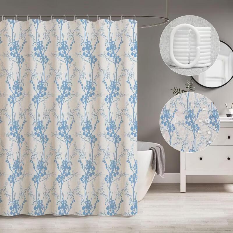 

Handun Nordic Retro Waterproof Shower Curtain