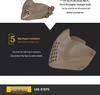 Dual-Mode Tactical Protective Mask for Outdoor Wargames