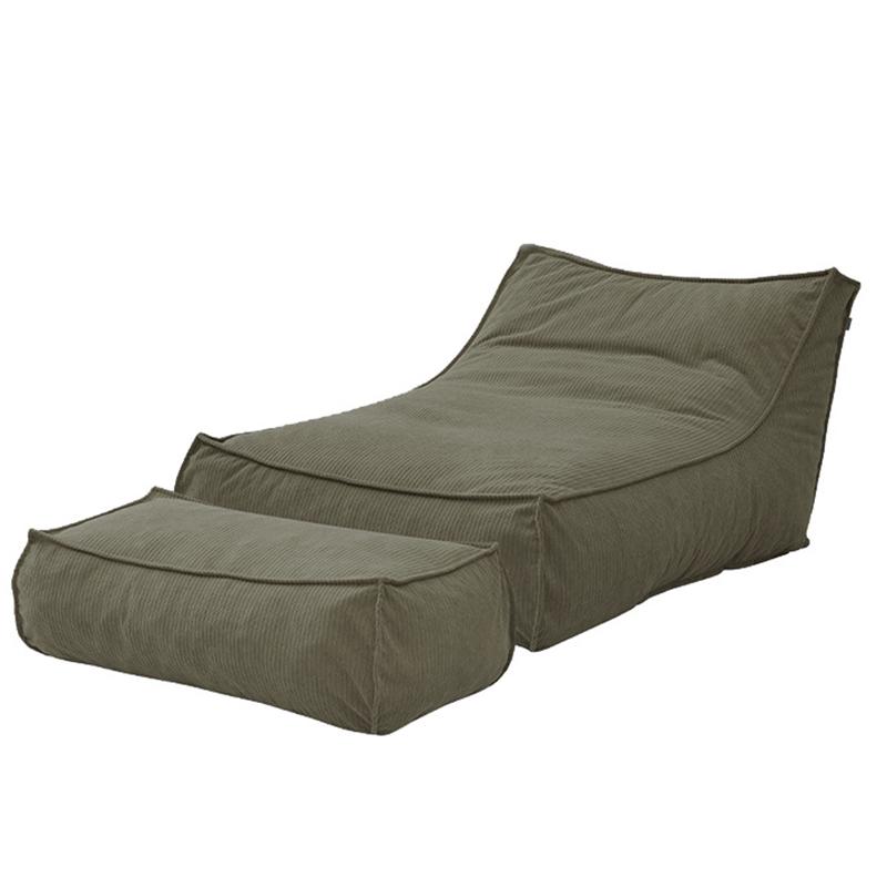 Lazy Compression Sofa Modern Sponge Sofas Relaxing Giant Single Sofa Aesthetic Luxury Living Room Tatami Sofas with Footstool