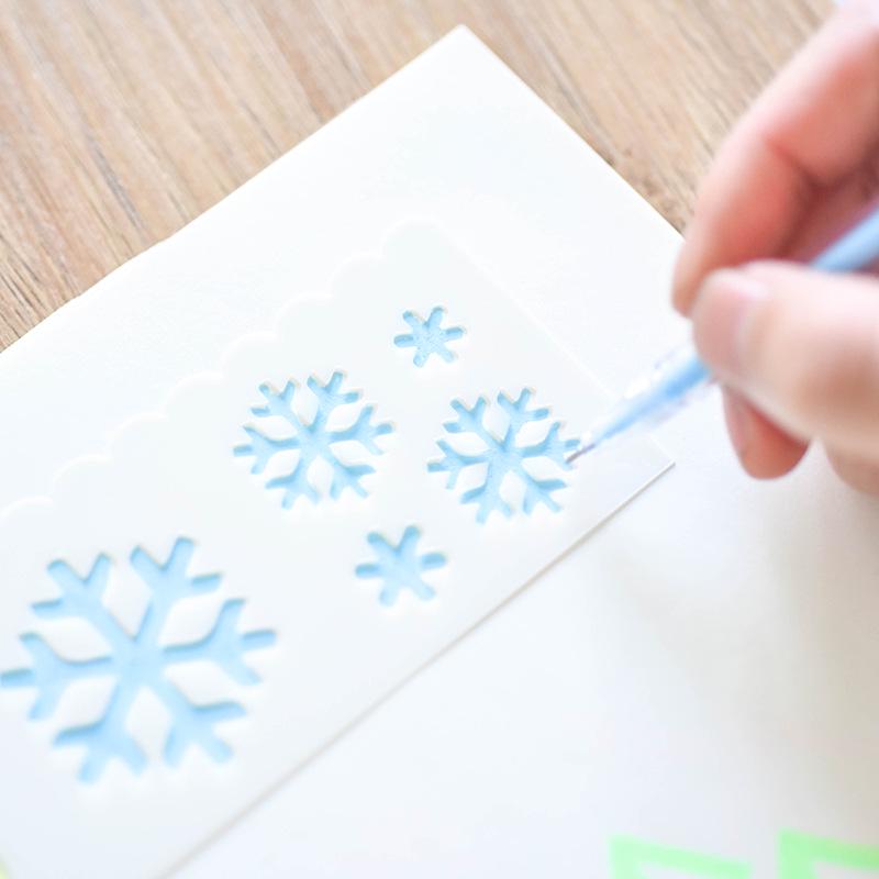 Original Lace Ruler & Drawing Template: Kids' Journal & Coloring Tool with 8 Designs