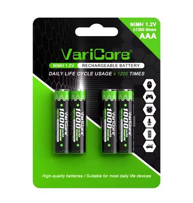 Akumulator Bateria Ogniwo Varicore Vc-Aaa 1000 Aa-Ni-Mh 1.2V 1000Mah 4-Pak