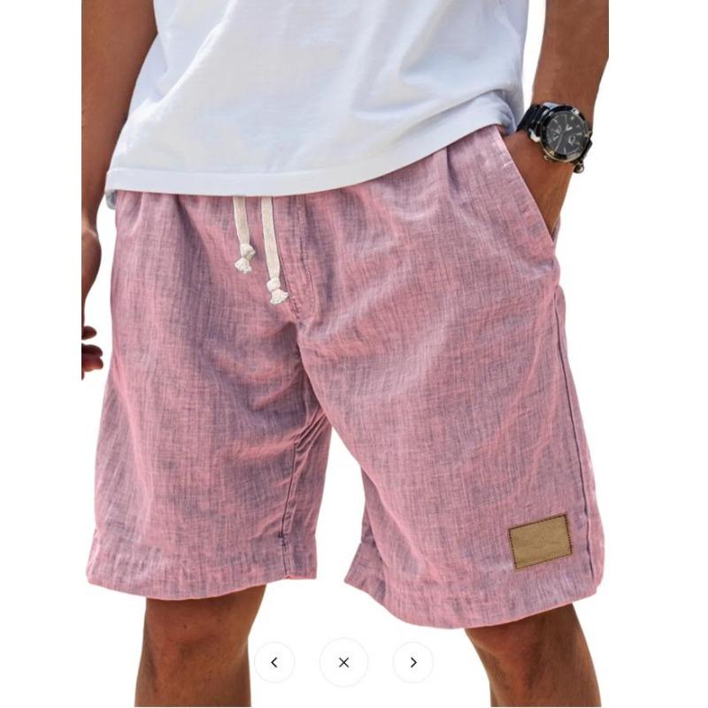 New Arrival Men's Retro Breathable Linen Loose Holiday Shorts Fashion Casual Shorts