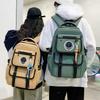 Large-capacity Schoolbag Male Junior High School Students Backpack Female 2024 New Casual Light Burden Reduction Computer Bag