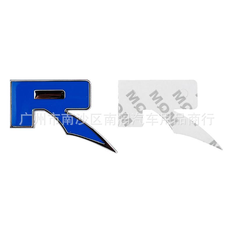 3D Metal R Logo Emblem Letters Car Trunk Badge R Sticker Accessories For Raptor RAPTOR SVT