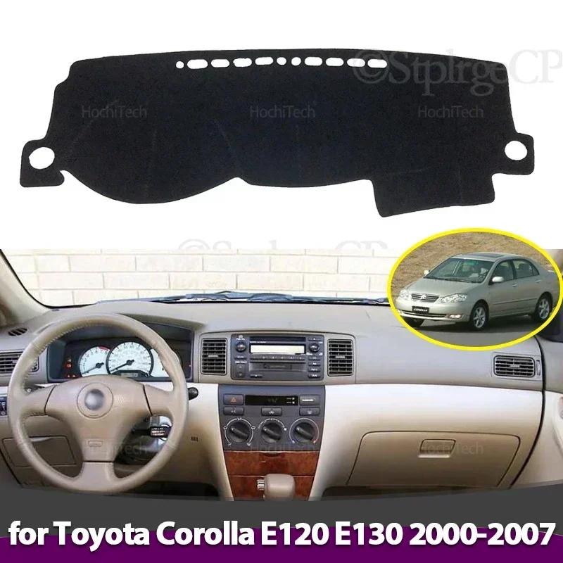 Anti-Slip Dashboard Cover Protective Pad Car Accessories Sunshade Carpet for Toyota Corolla E120 E130 2000-2007