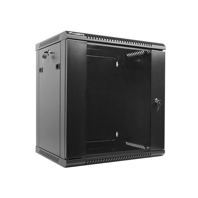 Lanberg étagère 12U Rack monté sur Le Mur Noir - WF01-6412-10B