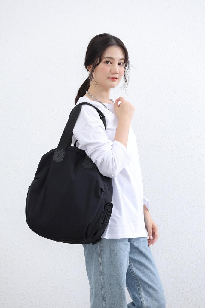 PAOIXEEL Mini Tote Mini Stylish Perfect for and Travel Women's Small, Ultra-Lightweight Backpack, 2-Way Style, Backpack, Mother's Backpack, Nylon,