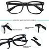 Fashion Blue Light Blocking Reading Glasses Classic Presbyopia Eyewear For Women Men